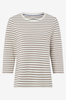 Brax - Brax Bonnie Top | Taupe - Top - Silvermaple Boutique 