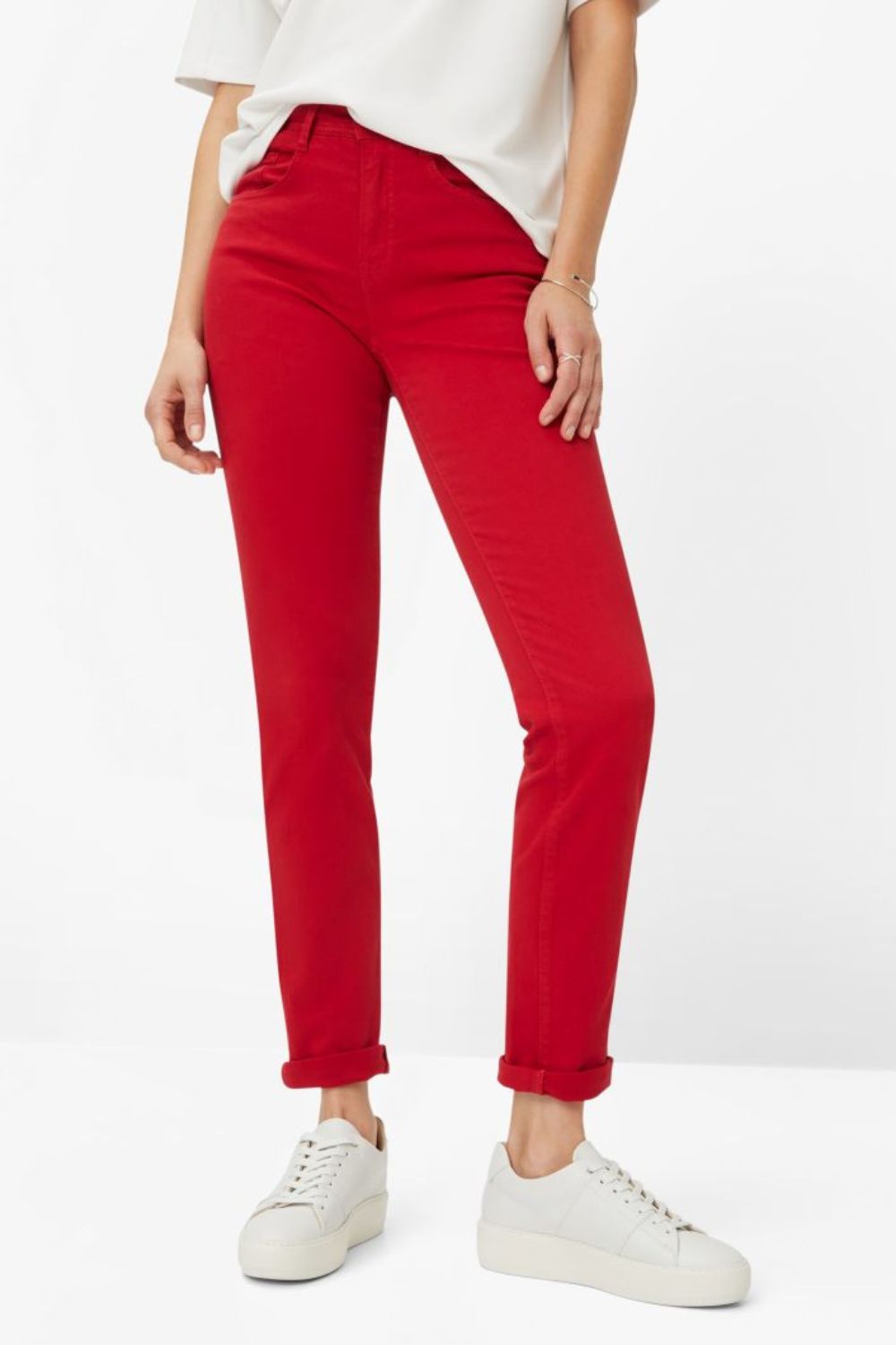 Brax - Brax Carola Five Pocket Jean | Cranberry - Jeans - Silvermaple Boutique 