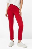 Brax - Brax Carola Five Pocket Jean | Cranberry - Jeans - Silvermaple Boutique 