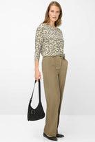 Brax - Brax Charlene Top | Faded Khaki - Top - Silvermaple Boutique 