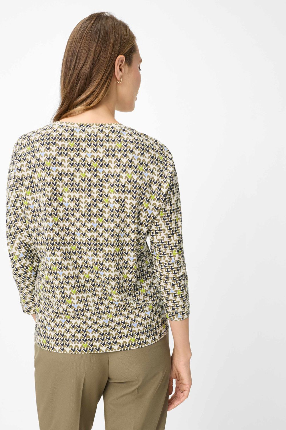 Brax - Brax Charlene Top | Faded Khaki - Top - Silvermaple Boutique 