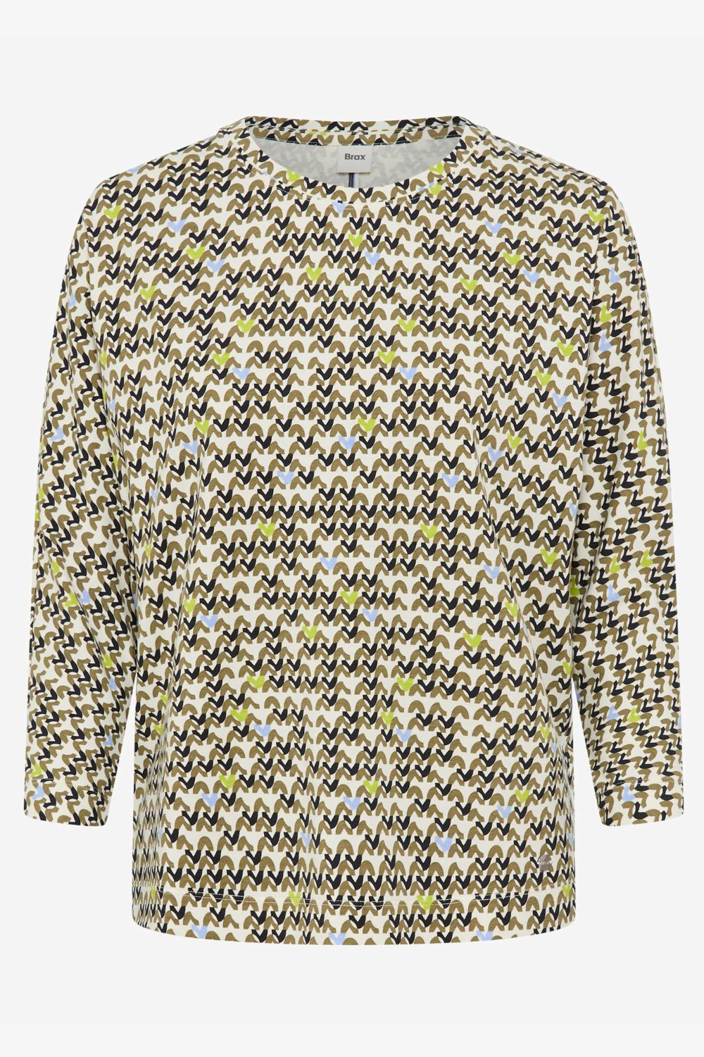 Brax - Brax Charlene Top | Faded Khaki - Top - Silvermaple Boutique 