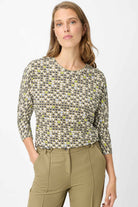 Brax - Brax Charlene Top | Faded Khaki - Top - Silvermaple Boutique 