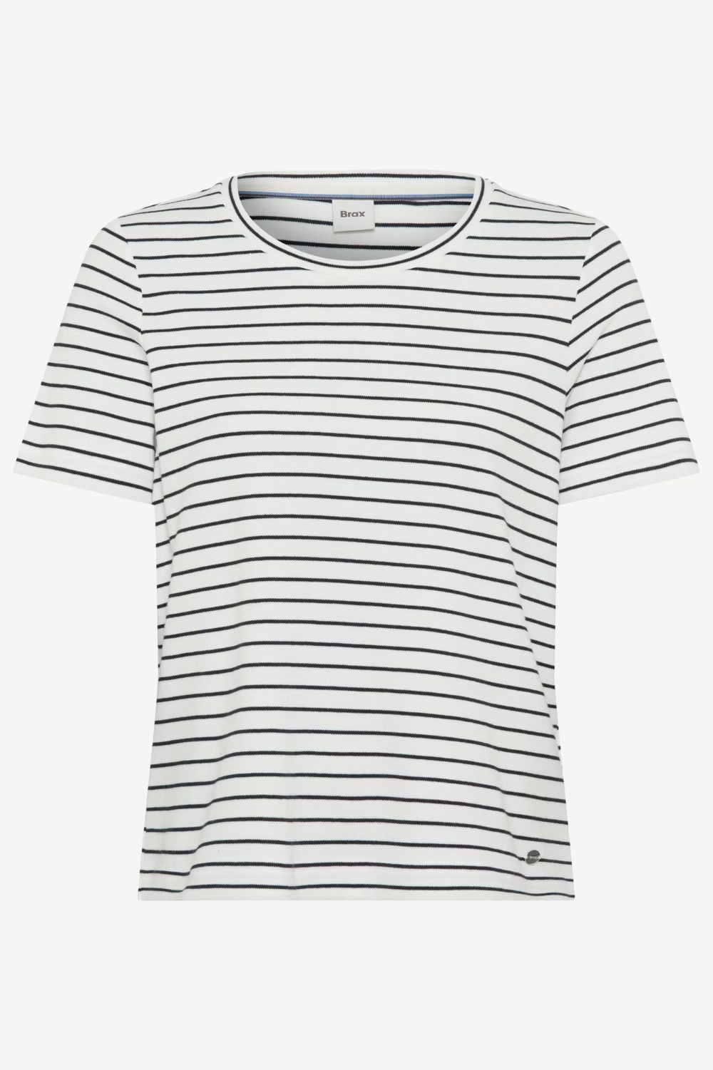 Brax - Cira Top | Navy Stripe - Top - Silvermaple Boutique 