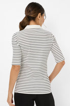 Brax - Cleo Top | Navy Stripe - Top - Silvermaple Boutique 