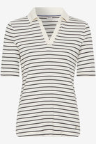 Brax - Cleo Top | Navy Stripe - Top - Silvermaple Boutique 