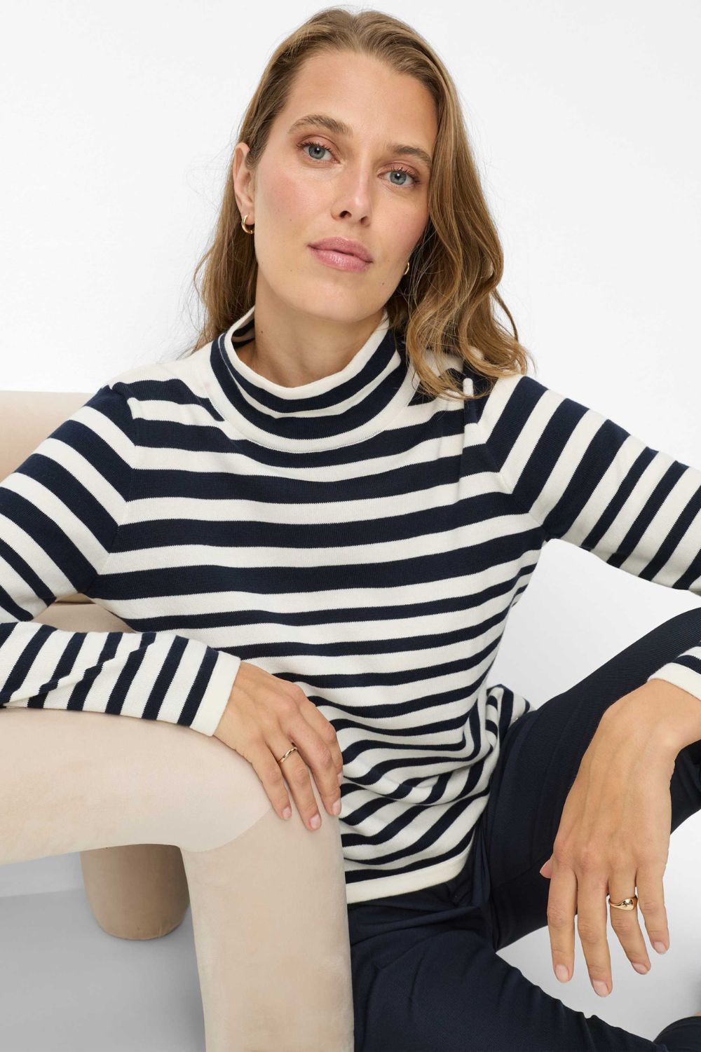 Brax - Brax Lesley Sweater | Navy - Jumper - Silvermaple Boutique 