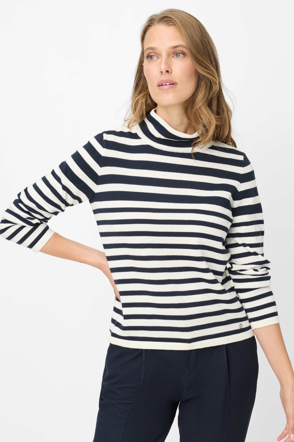 Brax - Brax Lesley Sweater | Navy - Jumper - Silvermaple Boutique 
