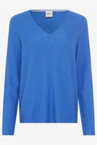 Brax - Lesley V-Neck Sweater | Sapphire Blue - Top - Silvermaple Boutique 