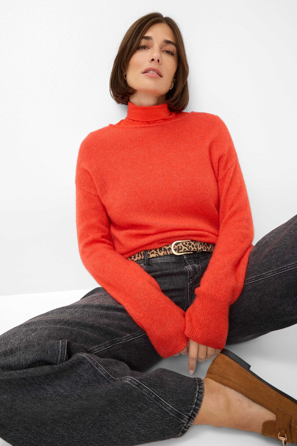 Brax - Brax Lisa Sweater | Mandarin - Jumper - Silvermaple Boutique 