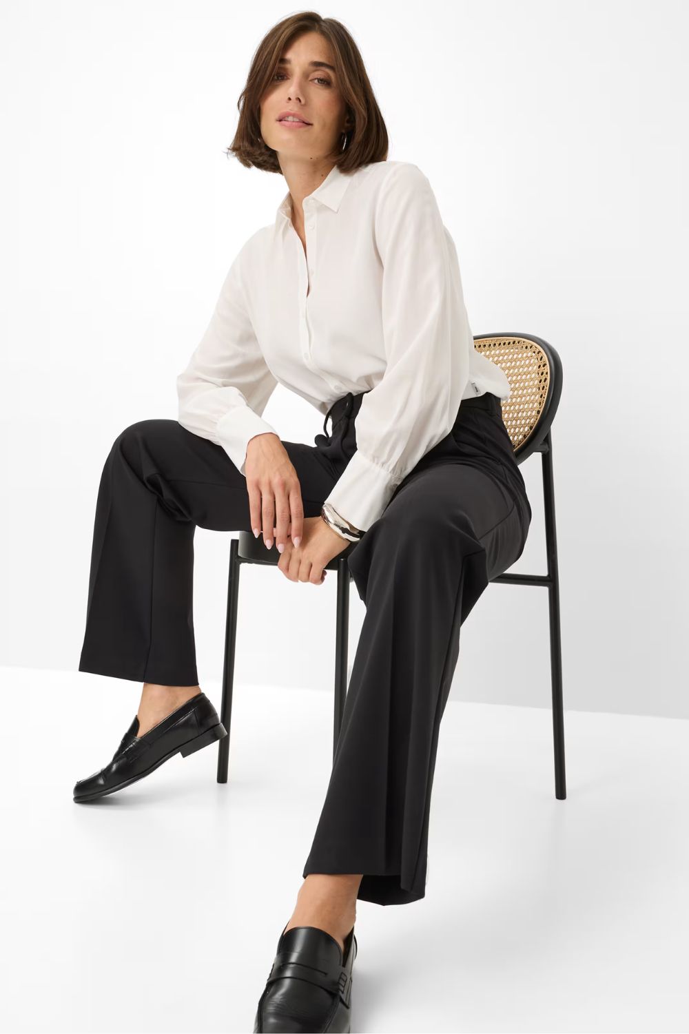 Brax - Brax Maine Pants | Black - Pants - Silvermaple Boutique 