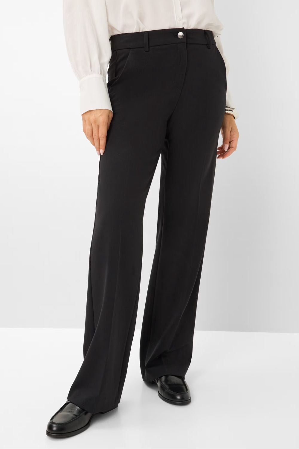 Brax - Brax Maine Pants | Black - Pants - Silvermaple Boutique 