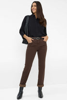 Brax - Brax Mary 5 Pocket Jeans | Chocolate - Jeans - Silvermaple Boutique 