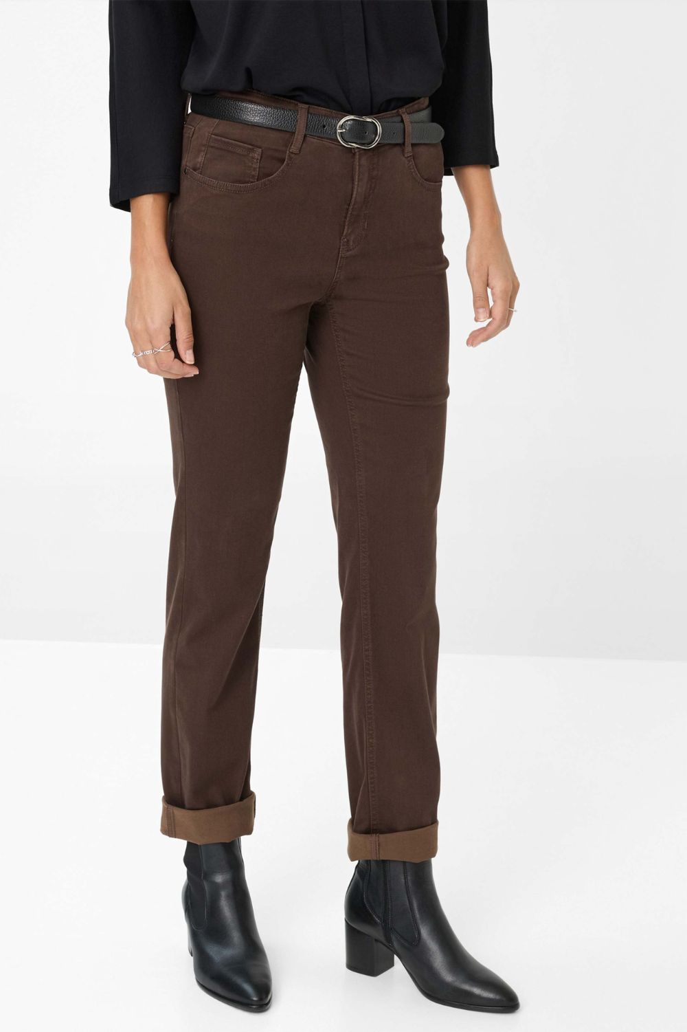 Brax - Brax Mary 5 Pocket Jeans | Chocolate - Jeans - Silvermaple Boutique 
