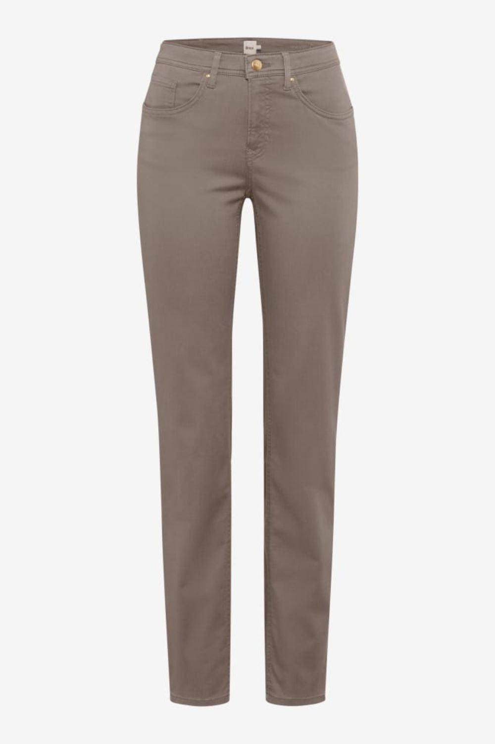 Brax - Brax Mary 5 Pocket Jeans | Taupe - Jeans - Silvermaple Boutique 