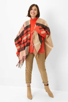 Brax - Brax Thea Cape | Walnut - Cape - Silvermaple Boutique 