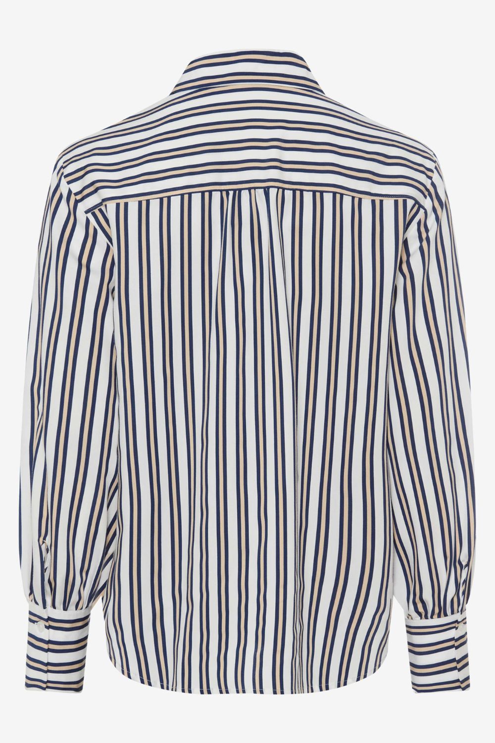 Brax - Brax Vic Blouse | Navy/Taupe - Blouse - Silvermaple Boutique 