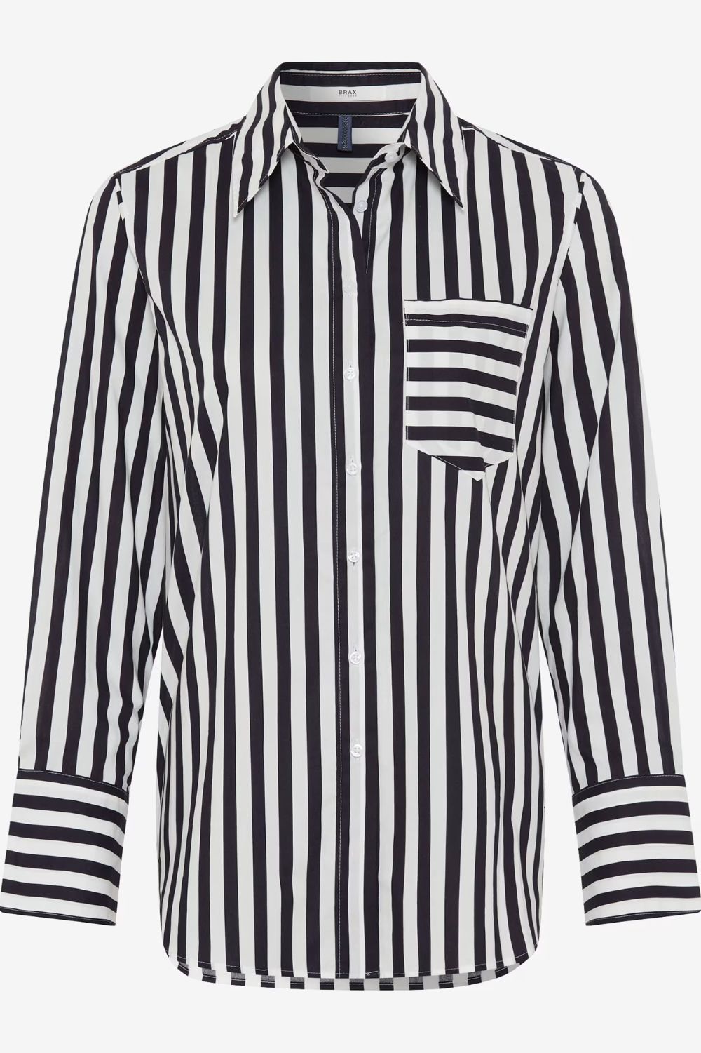 Brax - Viki Blouse | Navy Stripe - Blouse - Silvermaple Boutique 