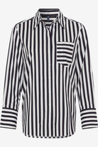 Brax - Viki Blouse | Navy Stripe - Blouse - Silvermaple Boutique 