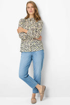 Brax - Brax Vivi Blouse | Faded Khaki - Blouse - Silvermaple Boutique 
