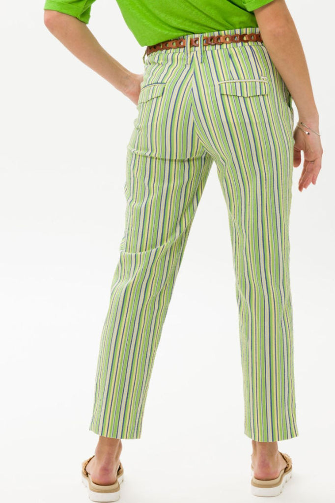 Brax Mara S Chino | Stripe_Silvermaple BoutiqueBrax Maron S Pant| Stripe_Silvermaple Boutique