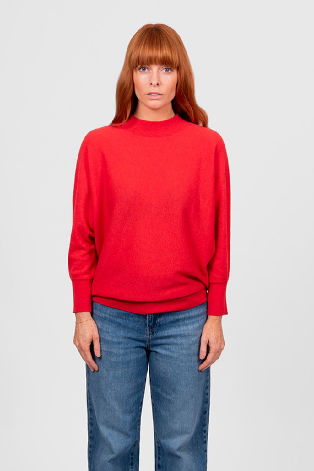 Bridge & Lord - Dolman 3/4 Sleeve Pullover | Cayenne - Pullover - Silvermaple Boutique 