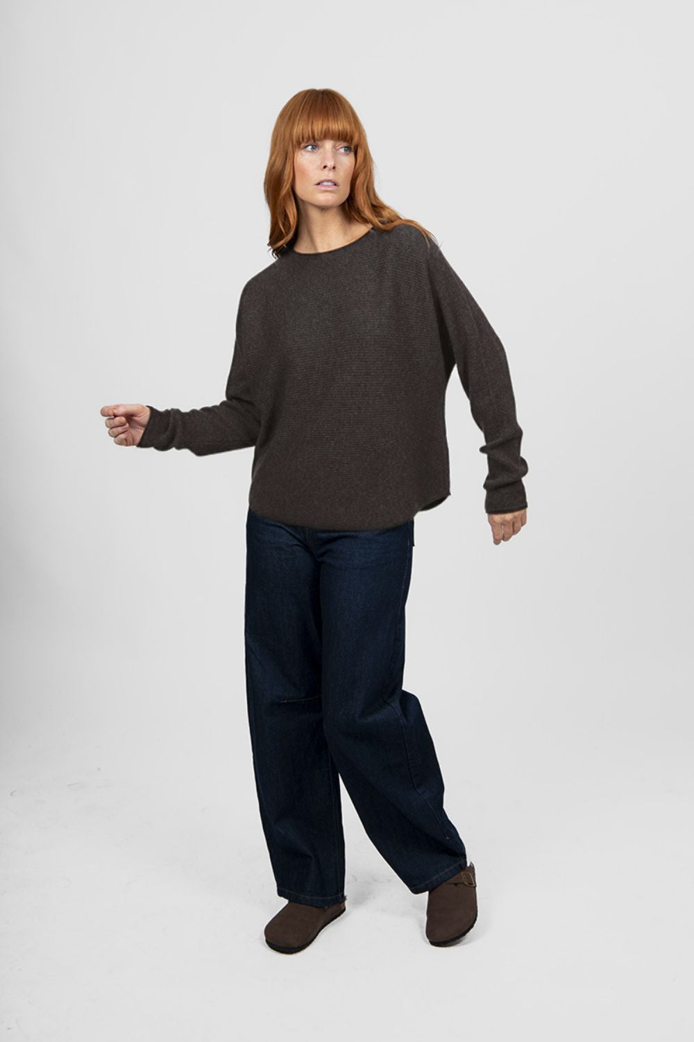 Bridge & Lord - Dolman Rib Pullover | Chocolate - Pullover - Silvermaple Boutique 