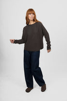 Bridge & Lord - Dolman Rib Pullover | Chocolate - Pullover - Silvermaple Boutique 