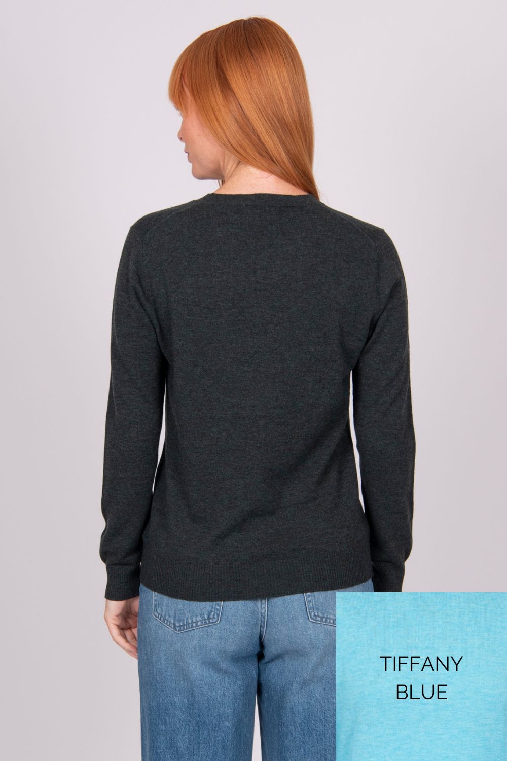 Bridge & Lord - Chloe Essential Crew Neck Pullover | Tiffany Blue - Knitwear - Silvermaple Boutique 