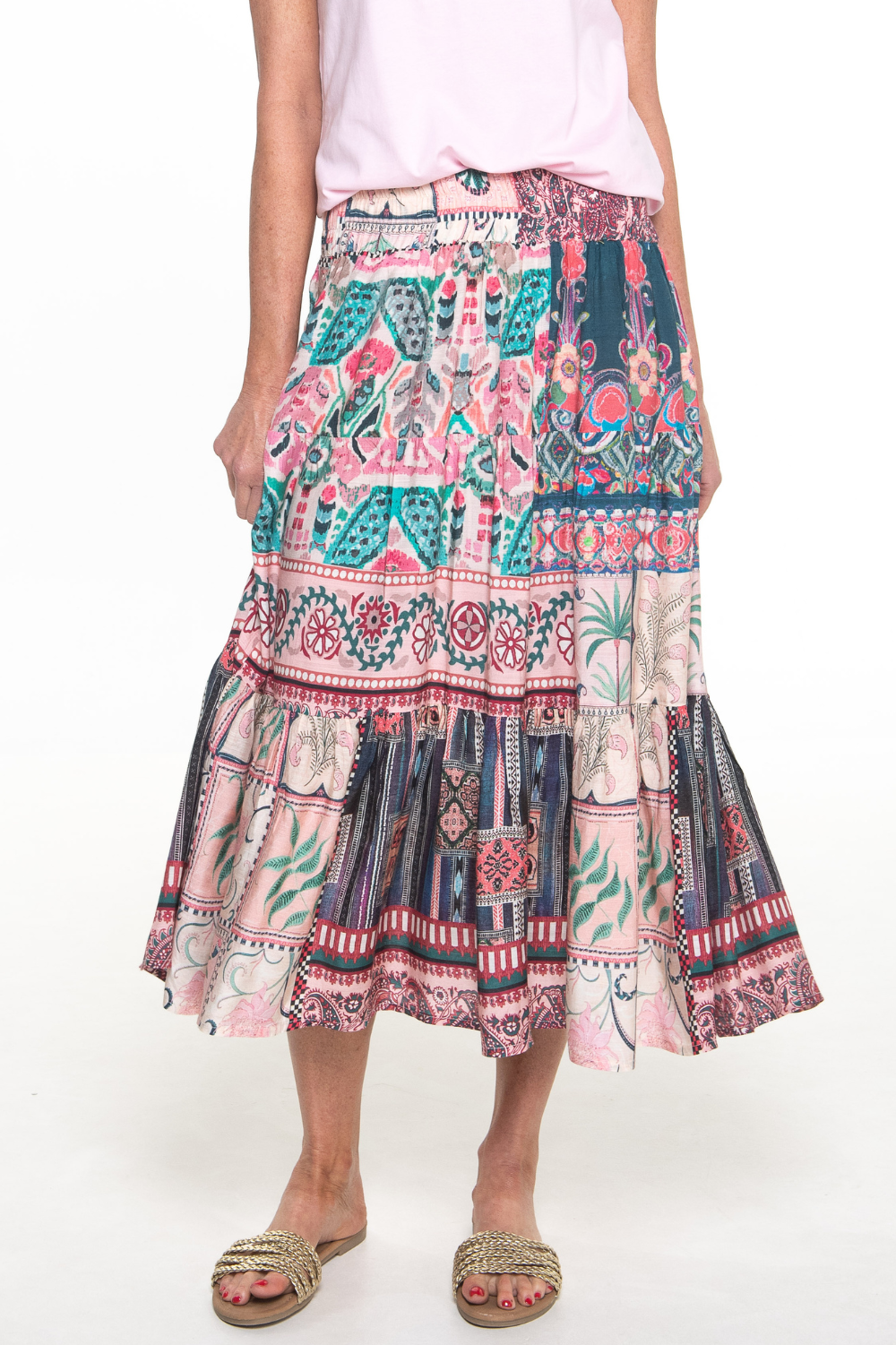 Silvermaple Collection - Bronte Skirt | Marrakesh Rouge - Skirt - Silvermaple Boutique 