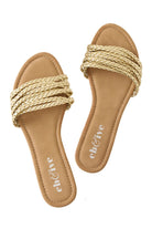 Eb&Ive - Eb&Ive Miramar Plaited Sandal | Gold - Sandals - Silvermaple Boutique 