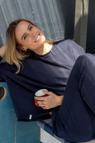 Elm Lifestyle - Gab L/S Sweat | Dark Sapphire - Jumper - Silvermaple Boutique 