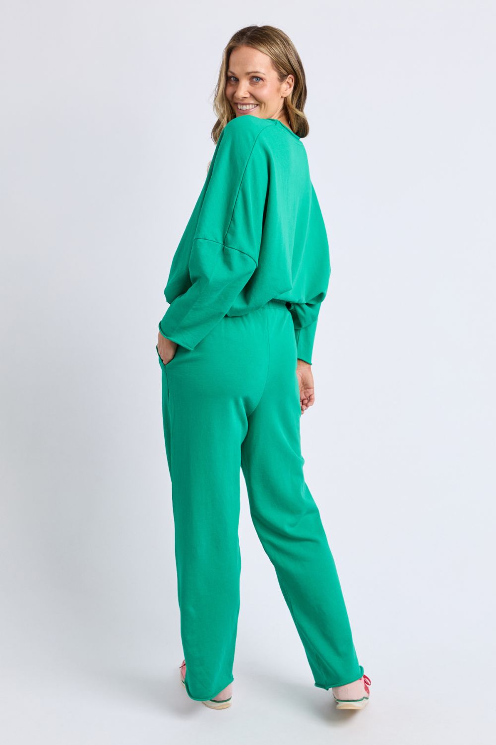 Elm Lifestyle - Gab Trackpant | Turquoise - Pants - Silvermaple Boutique 