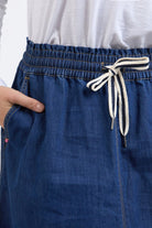 Elm Lifestyle - Greta Denim Skirt | Dark Blue Wash - Skirt - Silvermaple Boutique 