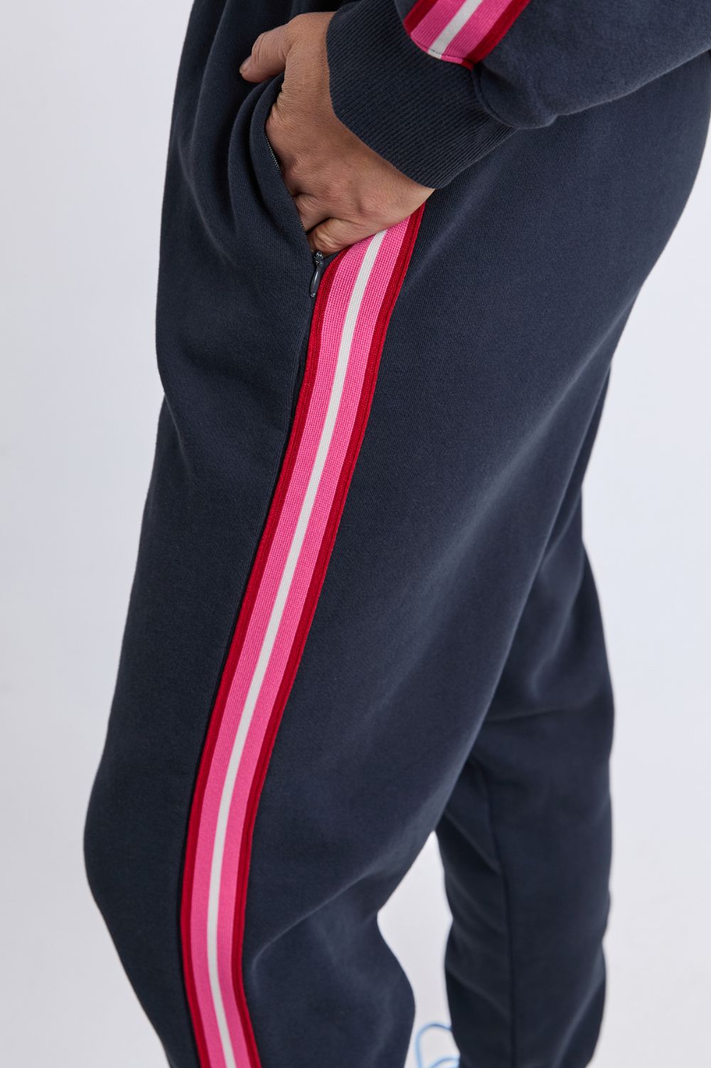 Elm Lifestyle - Lover Trackpant | Navy - Pants - Silvermaple Boutique 