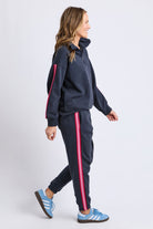Elm Lifestyle - Lover Trackpant | Navy - Pants - Silvermaple Boutique 