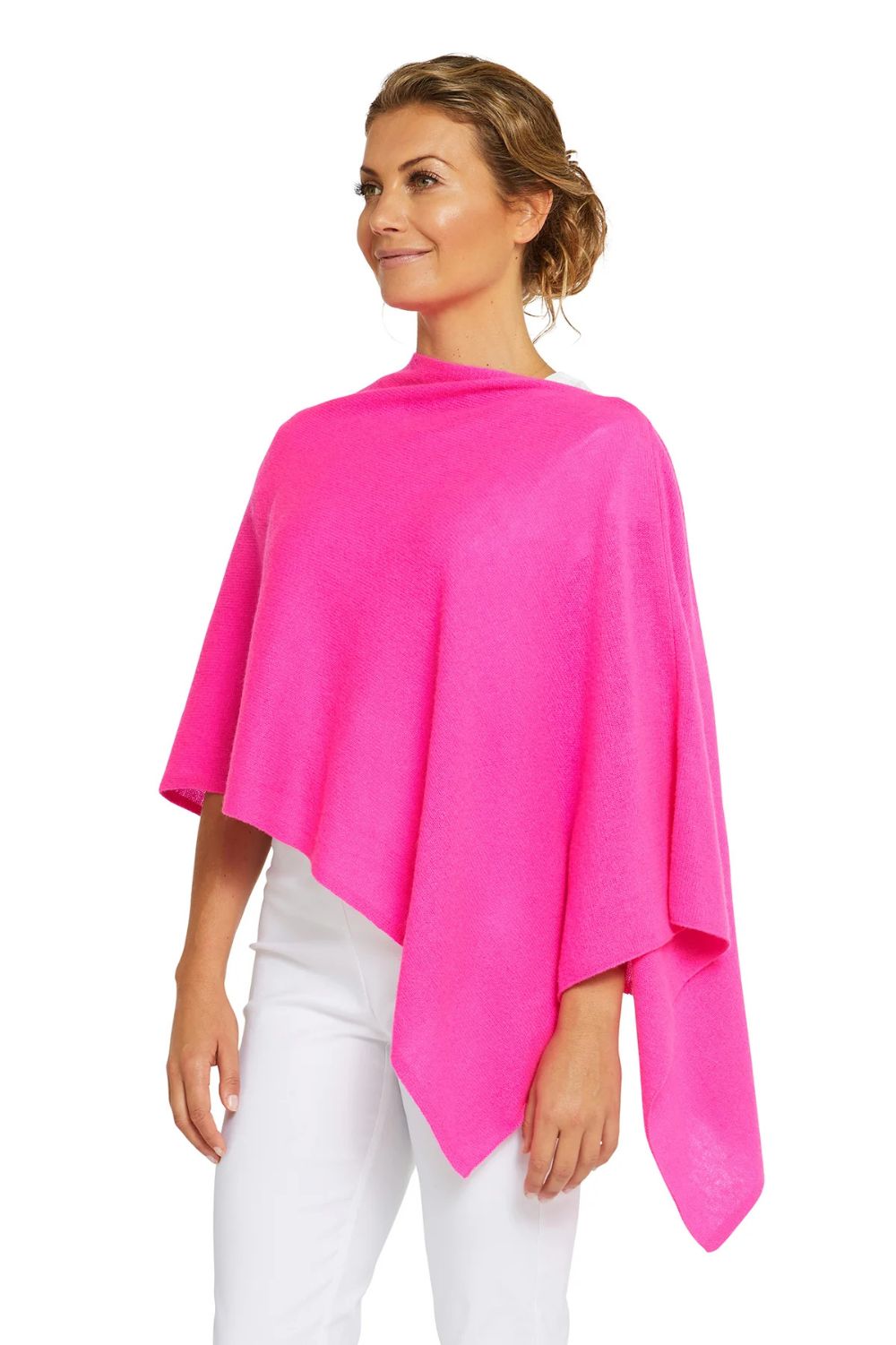 Esperance & Co - Cashmere Topper | Tickled Pink - Scarves & Wraps - Silvermaple Boutique 