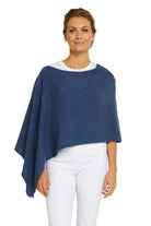 Esperance & Co - Cashmere Topper | Denim - Scarves & Wraps - Silvermaple Boutique 