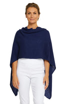 Esperance & Co - Cashmere Topper | Midnight - Scarves & Wraps - Silvermaple Boutique 