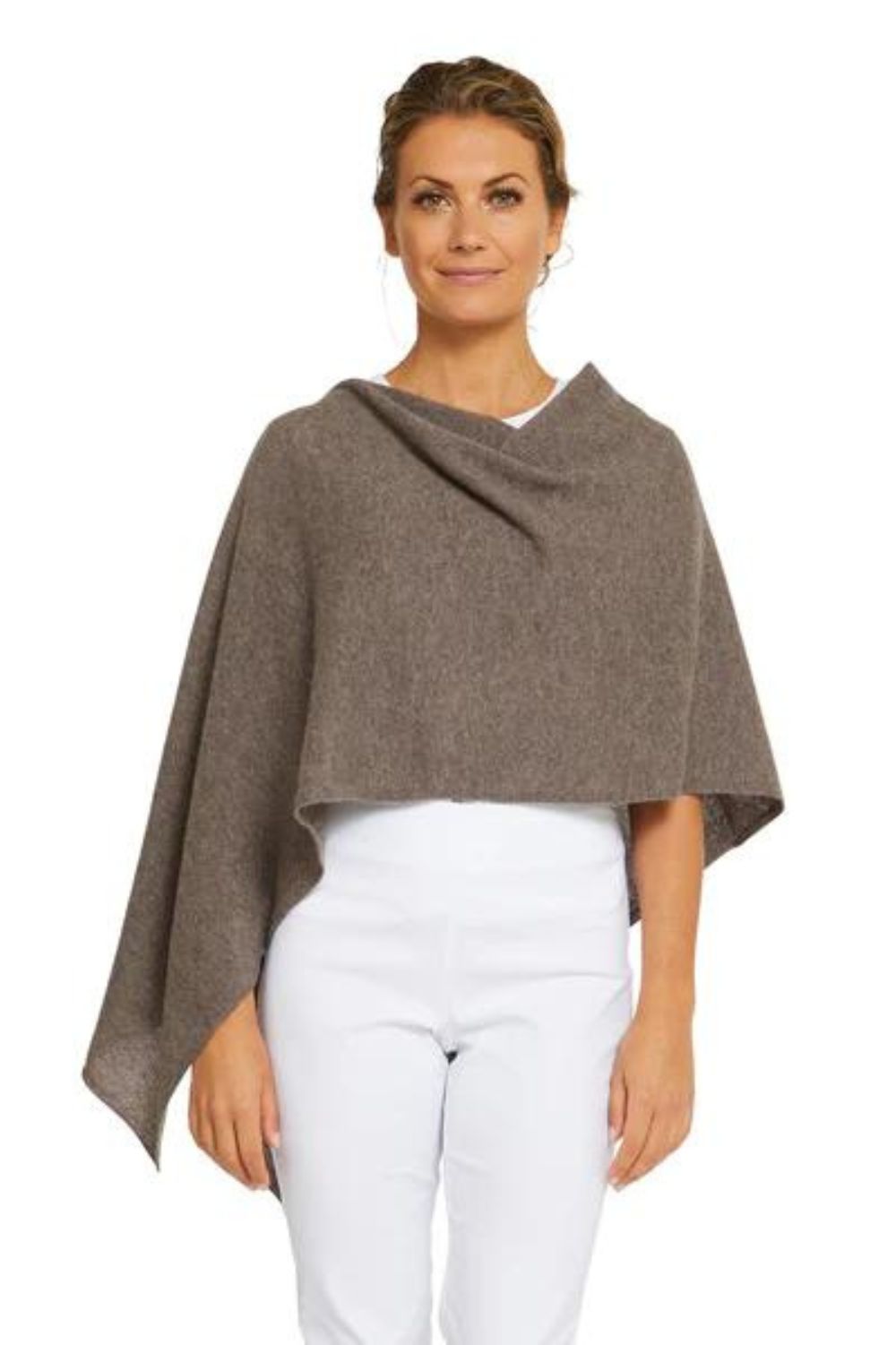 Esperance & Co - Cashmere Topper  | Chestnut - Scarves & Wraps - Silvermaple Boutique 