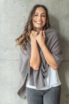 Esperance & Co - Cashmere Topper  | Chestnut - Scarves & Wraps - Silvermaple Boutique 