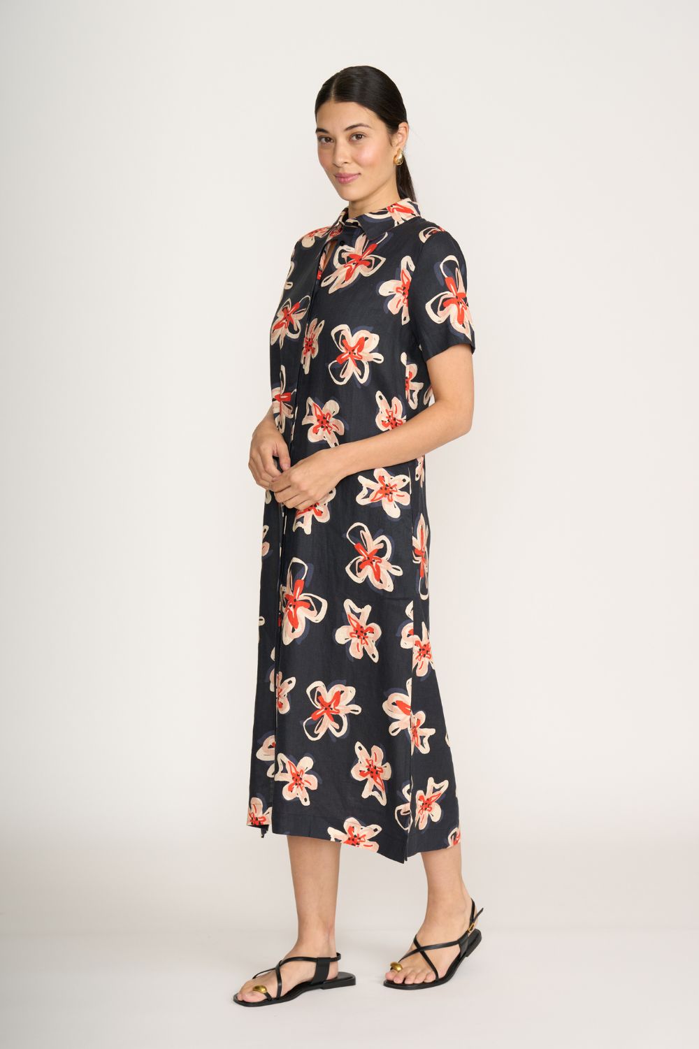 FOIL - FOIL Advanced Interaction Dress | Flower Doodle - Dress - Silvermaple Boutique 