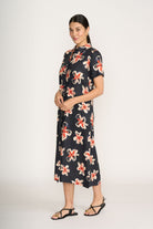 FOIL - FOIL Advanced Interaction Dress | Flower Doodle - Dress - Silvermaple Boutique 