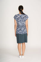 FOIL - FOIL Buttons Up Top | Block & Roll - Top - Silvermaple Boutique 