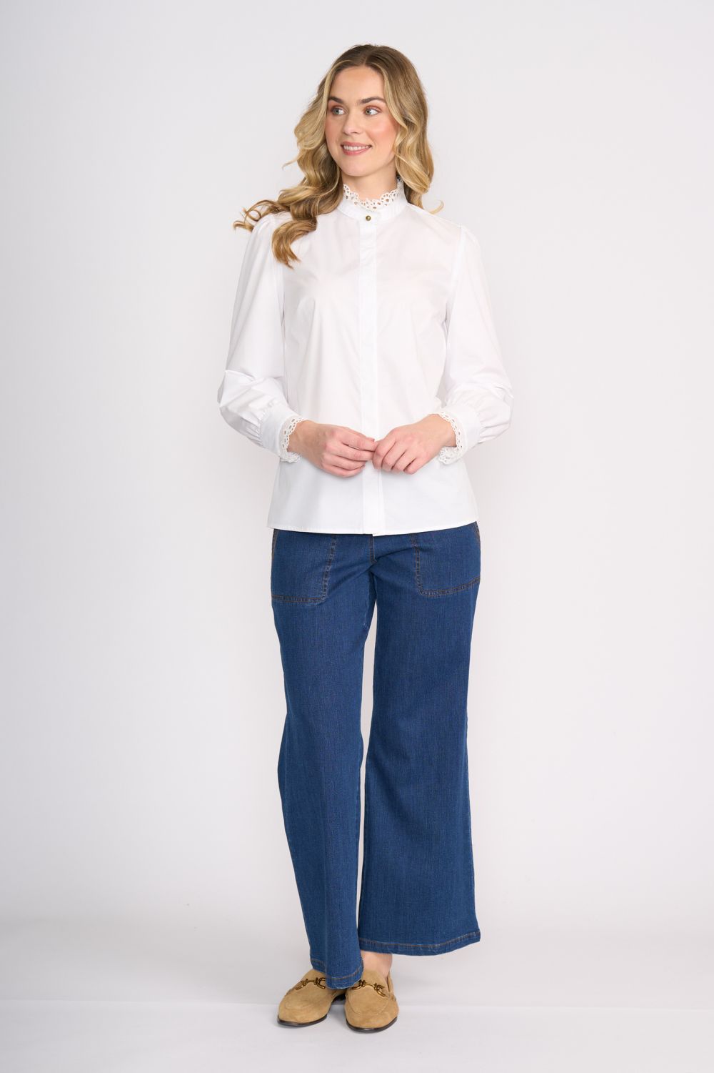 FOIL - FOIL Cagney & Lacey Shirt | White - Shirt - Silvermaple Boutique 