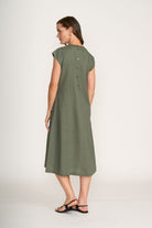 FOIL - FOIL Cut Of Your Rib Dress | Sage - Dress - Silvermaple Boutique 