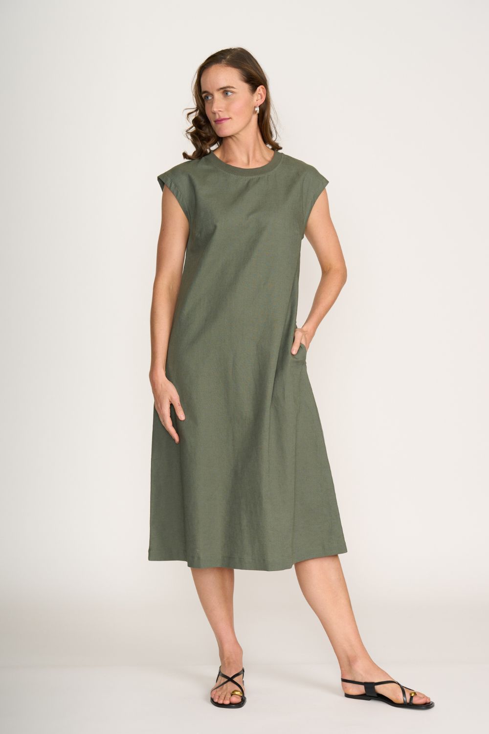 FOIL - FOIL Cut Of Your Rib Dress | Sage - Dress - Silvermaple Boutique 