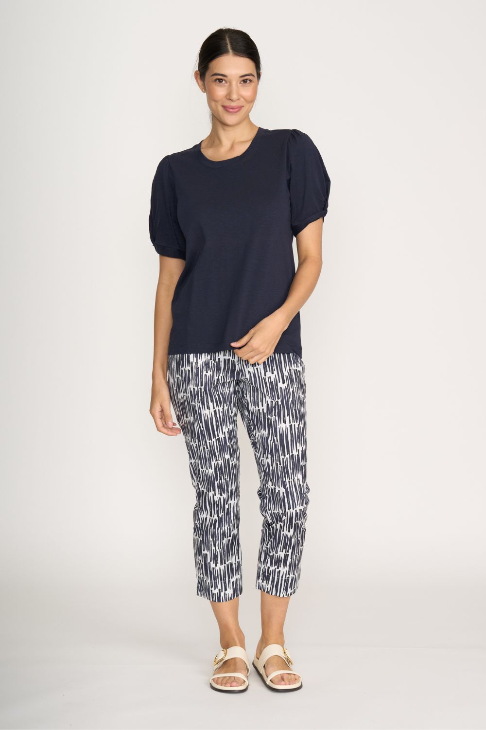 FOIL - FOIL Fuss Free Capri | Code - Pants - Silvermaple Boutique 