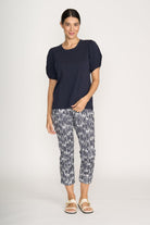 FOIL - FOIL Fuss Free Capri | Code - Pants - Silvermaple Boutique 