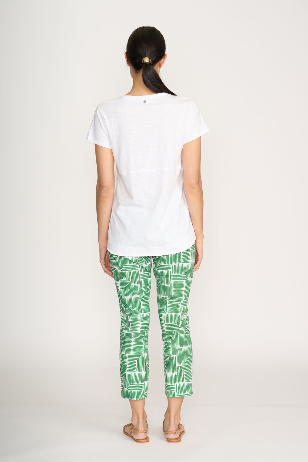 FOIL - FOIL Fuss Free Capri | Lush Leaves - Pants - Silvermaple Boutique 